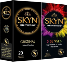 SKYN Original, Preservativi Morbidi Senza Lattice Pacco da 20 + 5